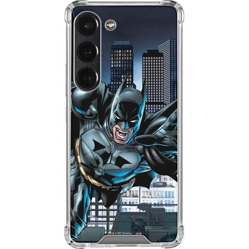 DC Comics Batman Dark Knight Comic Art Action Pose Galaxy S23 Clear Case