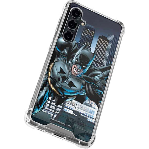 DC Comics Batman Dark Knight Comic Art Action Pose Galaxy S23 FE Clear Case