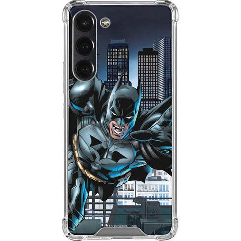 DC Comics Batman Dark Knight Comic Art Action Pose Galaxy S23 Plus Clear Case