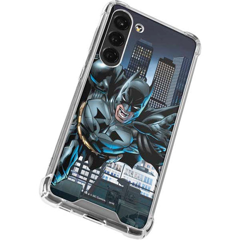 DC Comics Batman Dark Knight Comic Art Action Pose Galaxy S23 Plus Clear Case