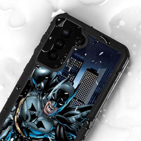 DC Comics Batman Dark Knight Comic Art Action Pose Galaxy S23 Plus Waterproof Case
