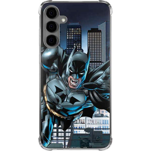 DC Comics Batman Dark Knight Comic Art Action Pose Galaxy S24 Plus Clear Case