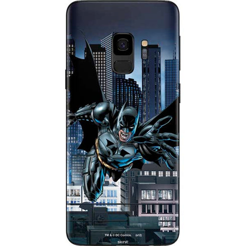 DC Comics Batman Dark Knight Comic Art Action Pose Galaxy S9 Skin
