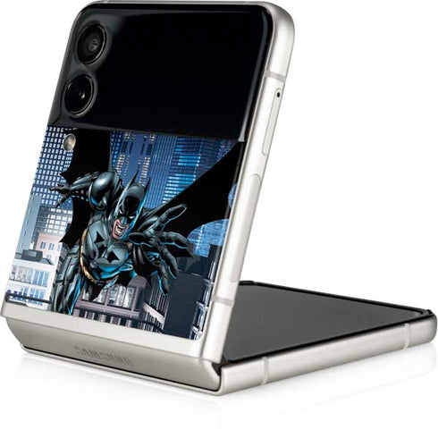 DC Comics Batman Dark Knight Comic Art Action Pose Galaxy Z Flip3 5G Skin