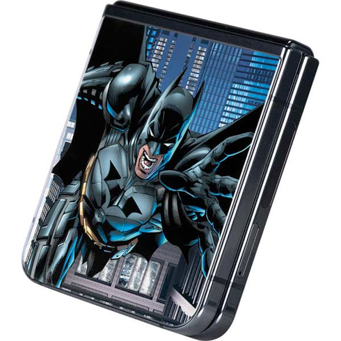 DC Comics Batman Dark Knight Comic Art Action Pose Galaxy Z Flip5 5G Skin