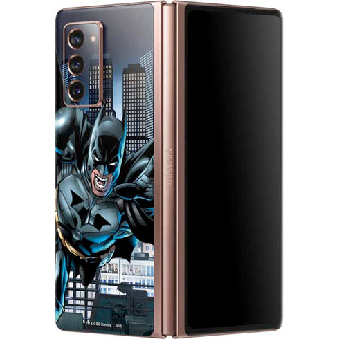 DC Comics Batman Dark Knight Comic Art Action Pose Galaxy Z Fold2 5G Skin