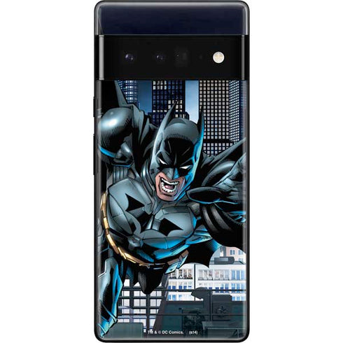 DC Comics Batman Dark Knight Comic Art Action Pose Google Pixel 6 Pro Skin