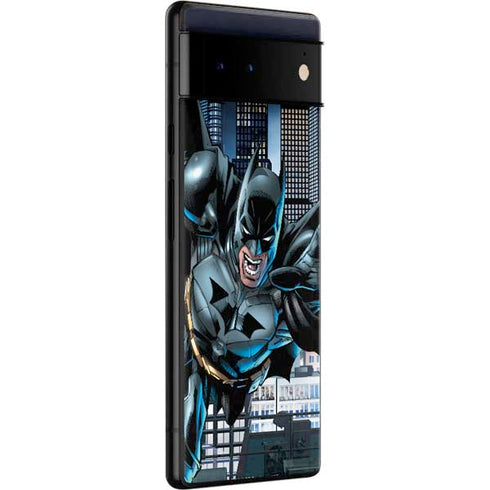 DC Comics Batman Dark Knight Comic Art Action Pose Google Pixel 6 Pro Skin