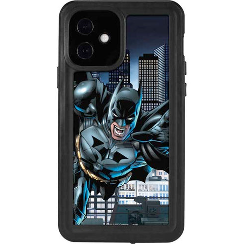 DC Comics Batman Dark Knight Comic Art Action Pose iPhone 12 Waterproof Case
