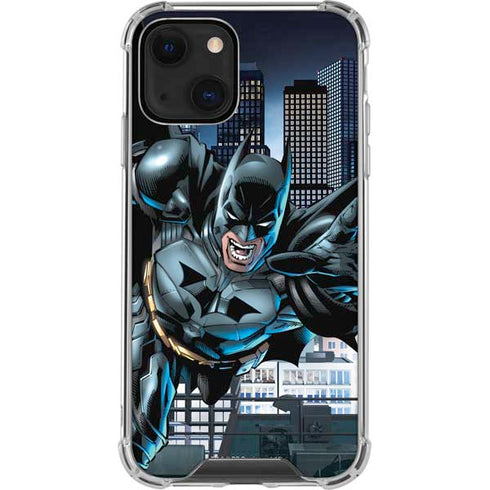 DC Comics Batman Dark Knight Comic Art Action Pose iPhone 13 Clear Case