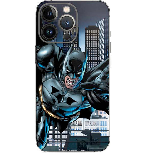DC Comics Batman Dark Knight Comic Art Action Pose iPhone 13 Pro Skin