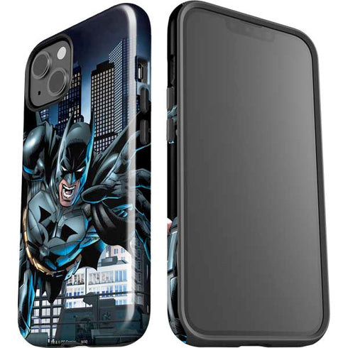 DC Comics Batman Dark Knight Comic Art Action Pose iPhone 15 Plus Impact Case