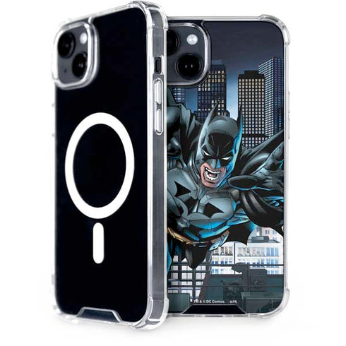 DC Comics Batman Dark Knight Comic Art Action Pose iPhone 14 MagSafe Case