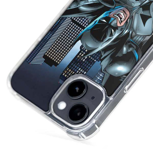 DC Comics Batman Dark Knight Comic Art Action Pose iPhone 15 Plus MagSafe Case