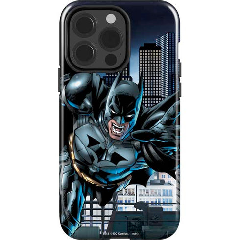 DC Comics Batman Dark Knight Comic Art Action Pose iPhone 14 Pro Impact Case