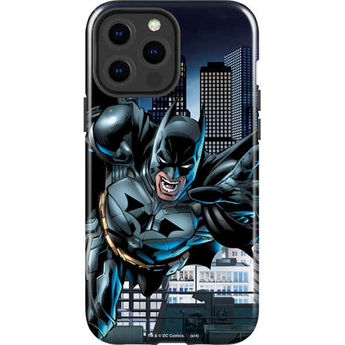 DC Comics Batman Dark Knight Comic Art Action Pose iPhone 15 Pro Max Impact Case