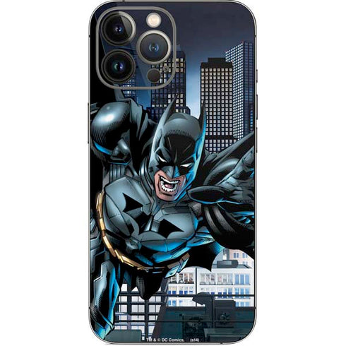 DC Comics Batman Dark Knight Comic Art Action Pose iPhone 14 Pro Max Skin