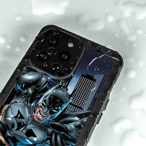 DC Comics Batman Dark Knight Comic Art Action Pose iPhone 14 Pro Max Waterproof Case