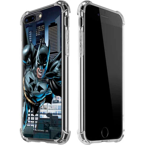 DC Comics Batman Dark Knight Comic Art Action Pose iPhone 7/8 Plus Clear Case