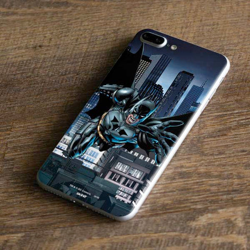 DC Comics Batman Dark Knight Comic Art Action Pose iPhone 7 Plus Skin