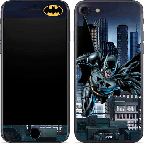 DC Comics Batman Dark Knight Comic Art Action Pose iPhone 7 Skin