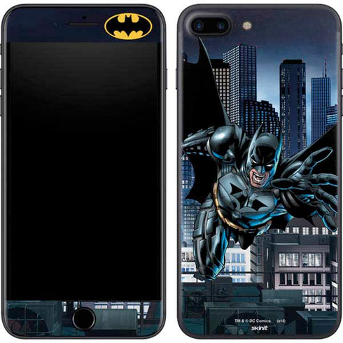 DC Comics Batman Dark Knight Comic Art Action Pose iPhone 8 Plus Skin