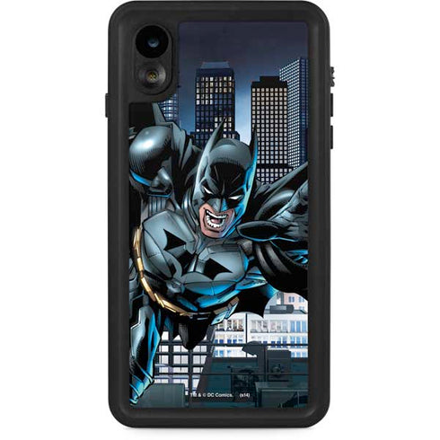 DC Comics Batman Dark Knight Comic Art Action Pose iPhone XR Waterproof Case