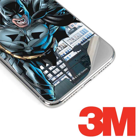 DC Comics Batman Dark Knight Comic Art Action Pose iPhone XS Max Skin