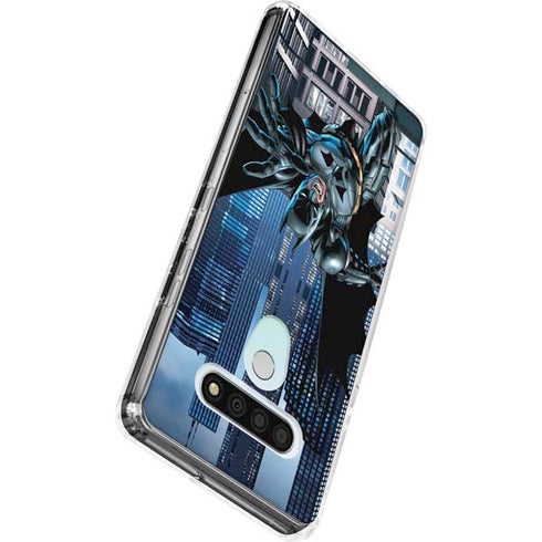 DC Comics Batman Dark Knight Comic Art Action Pose LG Stylo 6 Clear Case