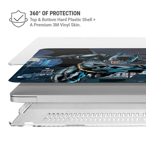 DC Comics Batman Dark Knight Comic Art Action Pose MacBook Air 15in (2023-2025) Case plus Skin