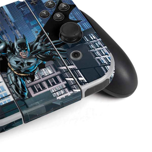 DC Comics Batman Dark Knight Comic Art Action Pose Nintendo Switch OLED (2021) Skin