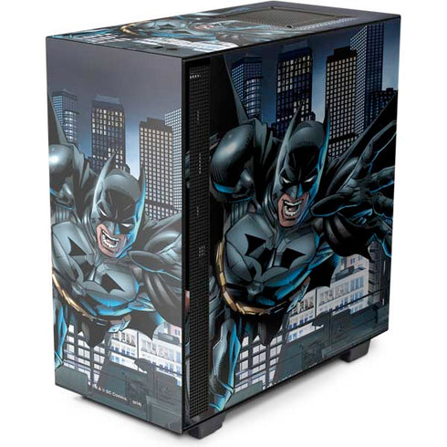 DC Comics Batman Dark Knight Comic Art Action Pose NZXT H510 Compact ATX Mid-Tower Case Skin