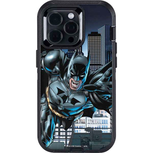 DC Comics Batman Dark Knight Comic Art Action Pose Otterbox Defender iPhone Skin