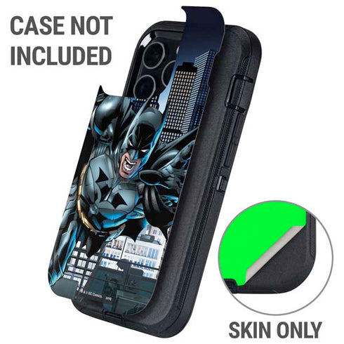 DC Comics Batman Dark Knight Comic Art Action Pose Otterbox Defender iPhone Skin