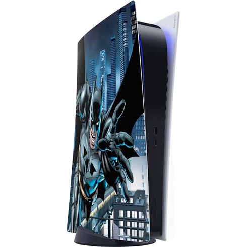 DC Comics Batman Dark Knight Comic Art Action Pose PS5 Digital Edition Console Skin