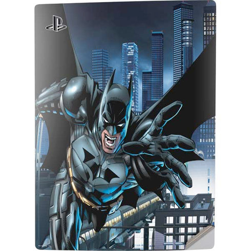 DC Comics Batman Dark Knight Comic Art Action Pose PS5 Digital Edition Console Skin