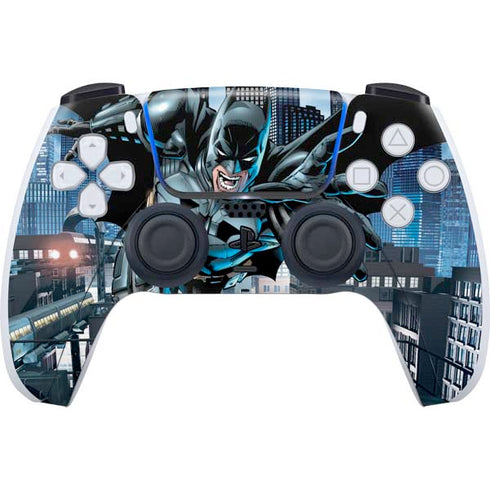 DC Comics Batman Dark Knight Comic Art Action Pose PS5 Controller Skin