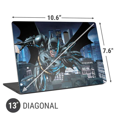 DC Comics Batman Dark Knight Comic Art Action Pose Universal Laptop 13in (10.6 x 7.6in) Skin