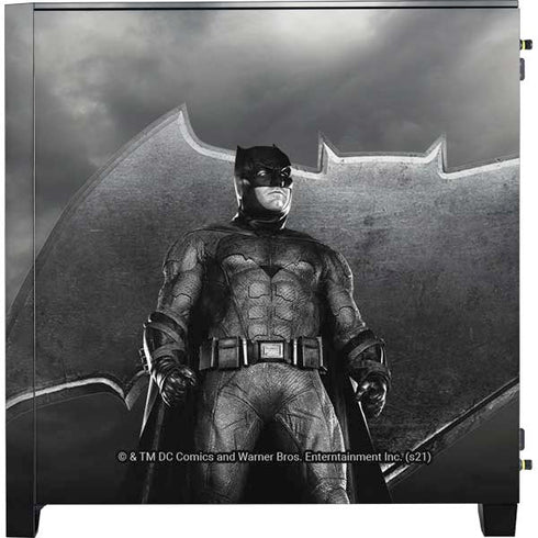 The Justice League (2017) Batman Poster Corsair 4000D Tempered Glass Mid-Tower ATX Case Skin