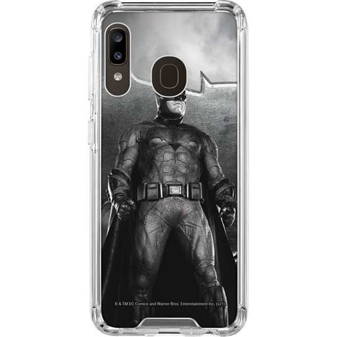 The Justice League (2017) Batman Poster Galaxy A30 Clear Case