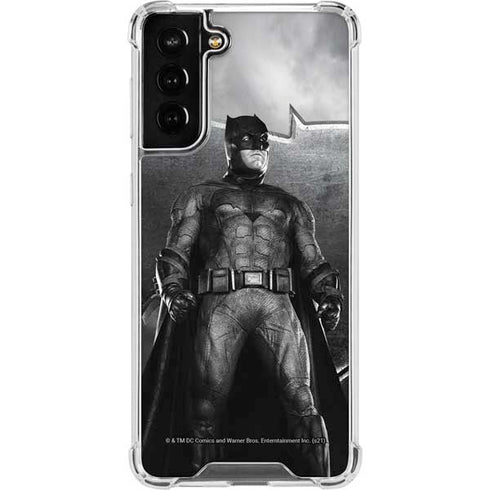 The Justice League (2017) Batman Poster Galaxy S21 FE Clear Case