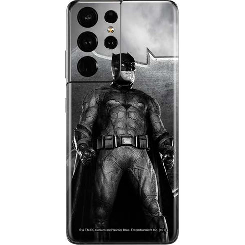 The Justice League (2017) Batman Poster Galaxy S21 Ultra 5G Skin