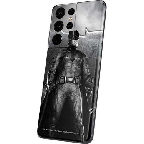 The Justice League (2017) Batman Poster Galaxy S21 Ultra 5G Skin