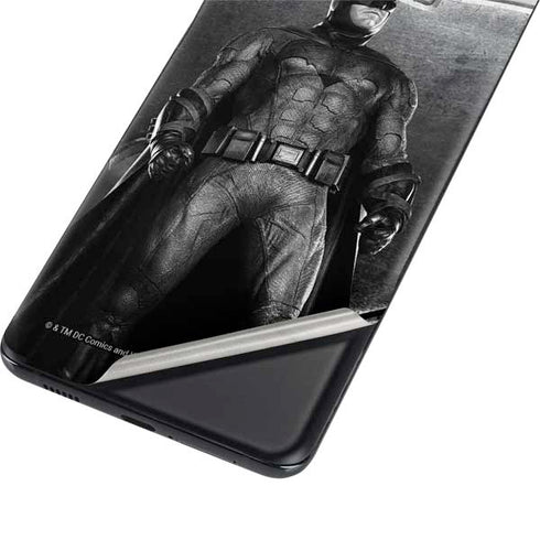 The Justice League (2017) Batman Poster Galaxy S21 Ultra 5G Skin