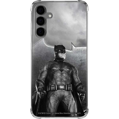 The Justice League (2017) Batman Poster Galaxy S24 Plus Clear Case