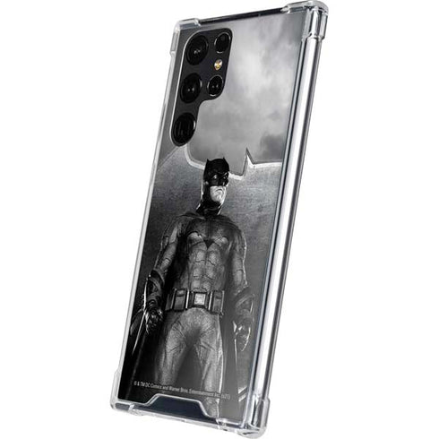 The Justice League (2017) Batman Poster Galaxy S24 Ultra Clear Case
