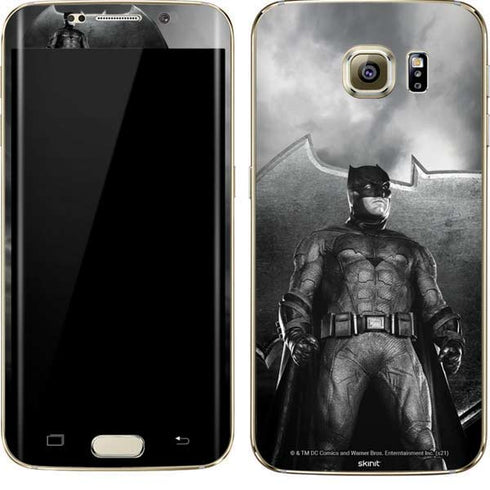 The Justice League (2017) Batman Poster Galaxy S7 Edge Skin