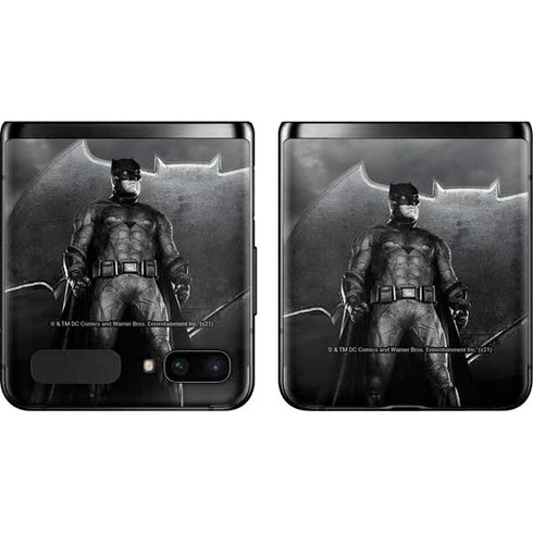 The Justice League (2017) Batman Poster Galaxy Z Flip Skin