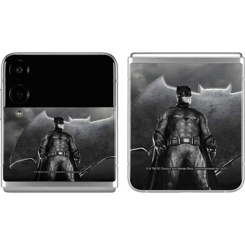 The Justice League (2017) Batman Poster Galaxy Z Flip4 5G Skin