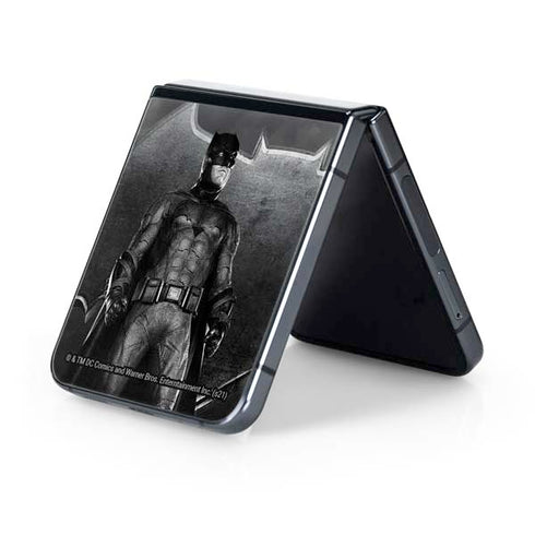 The Justice League (2017) Batman Poster Galaxy Z Flip5 5G Skin